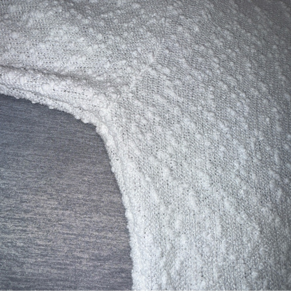 Sundays Cream Textured Hooded Sweater - Picture 10 of 11